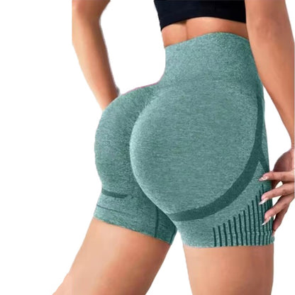 Women's Yoga Shorts High-Waist Fitness Shorts Fitness Yoga Lifting Buttocks Fitness Women's Yoga Fitness Running Shorts Sportswe