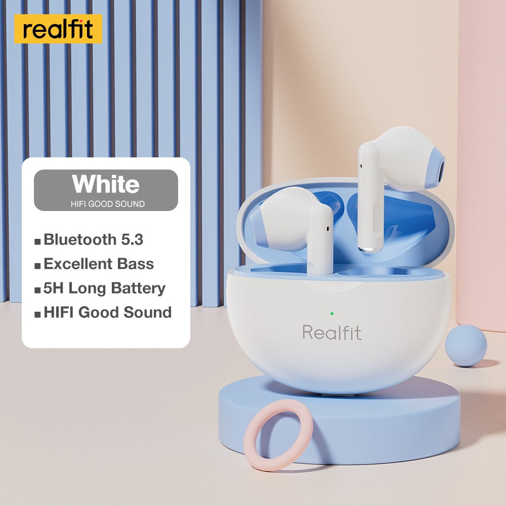 Fone de ouvido Bluetooth Realfit F2 Excelente Qualidade HIFI Fones de ouvido TWS sem fio Atacado para realme xiaomi
