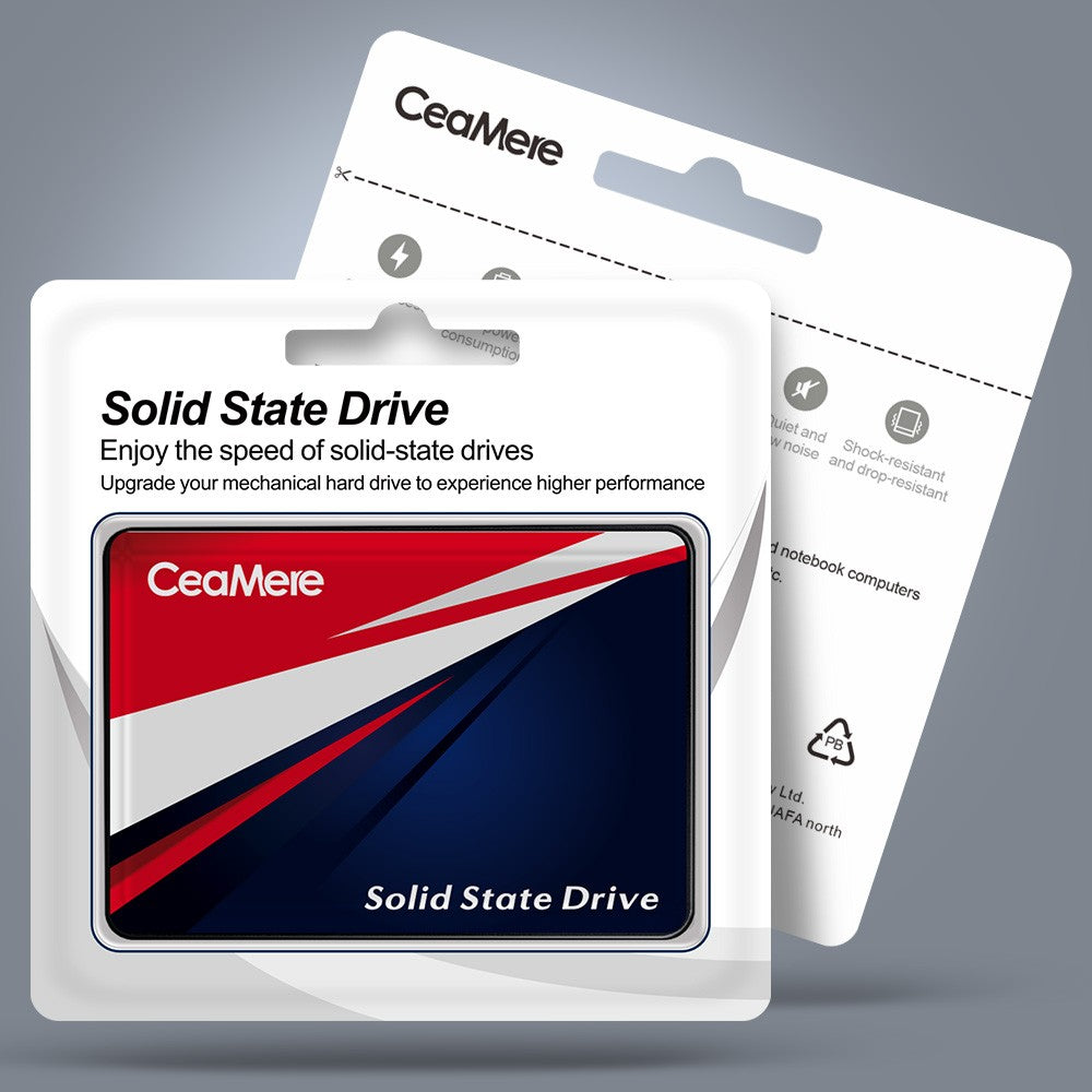 CeaMere SSD 5Pcs-10Pcs 120GB 240GB 480GB Disco rígido 2.5 "SATA 512GB 960GB 1TB Hdd Unidade de Estado Sólido Interna para Laptop PC