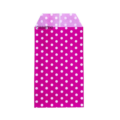 10/25/50 Pcs Small Sack Pouch Mini Dot Kraft Paper Bags Wedding Party Invitation Greeting Cards Paper Gift Bag Birthday