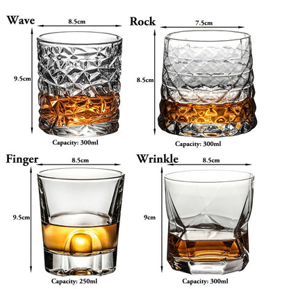 Copos de uísque, Copos de uísque escocês, Copos de uísque estilo "Old Fashioned"/ Presente perfeito para amantes de uísque escocês/ Vidraria elegante para bourbon/rum