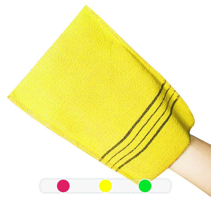 Exfoliating Bath Pad Towels Set Korean Italy Asian Exfoliating Bath Washcloth Body Scrub Shower Soft Polyester Cotton