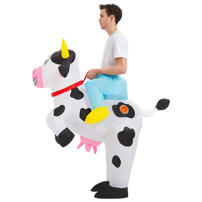 HOT Anime Dinosaur Inflatable Costume Party Mascot Costumes Suit Disfraz Cosplay Halloween Costumes For Adult Kids Dress