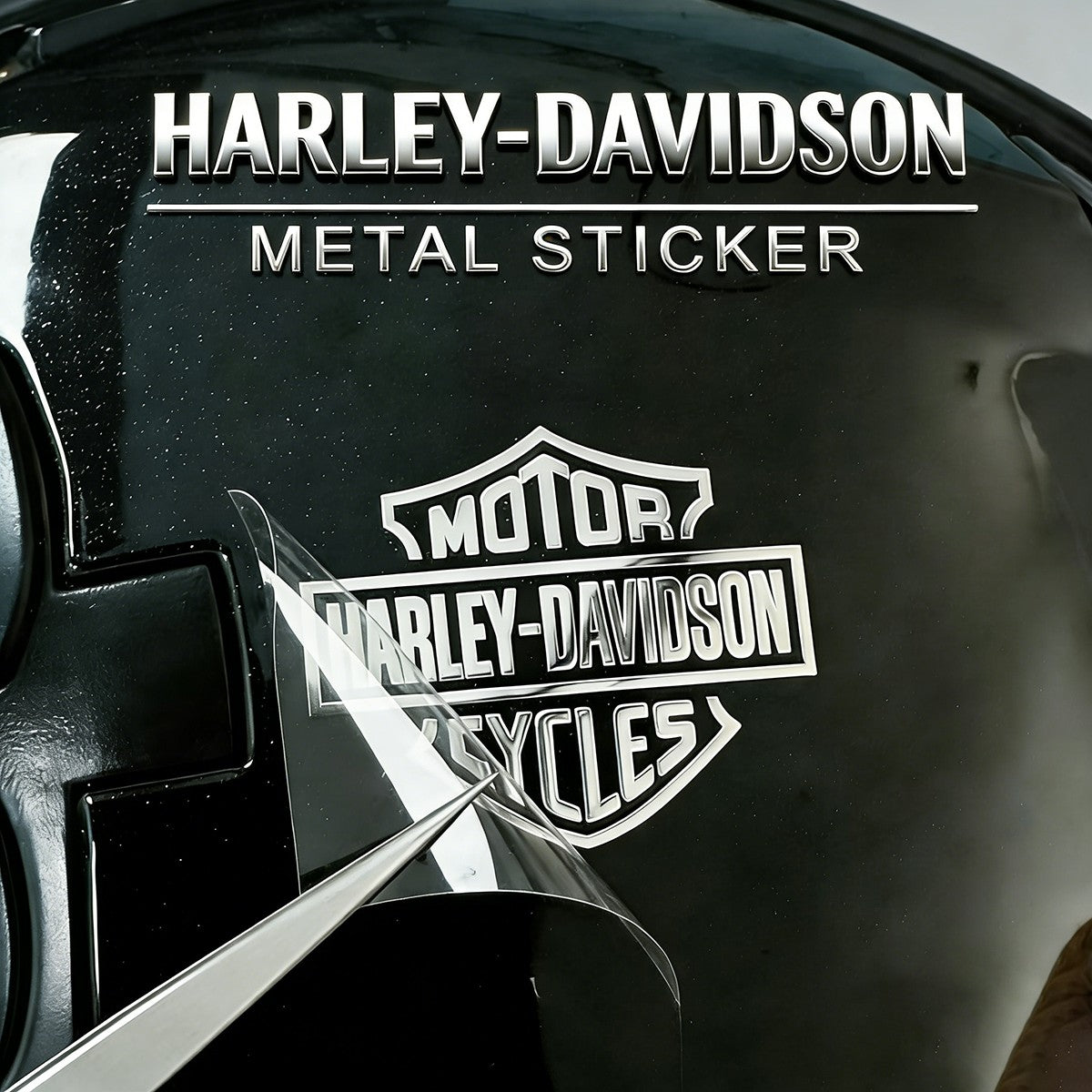 Adesivo de metal Harley Davidson Logo Tanque de Motocicleta Capacete Emblema Decalque