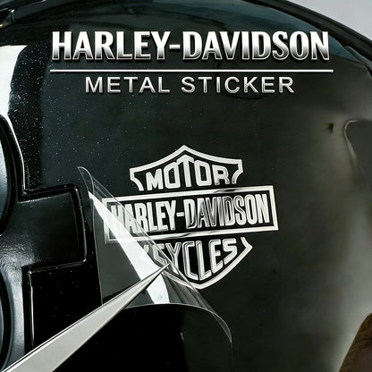 Adesivo de metal Harley Davidson Logo Tanque de Motocicleta Capacete Emblema Decalque
