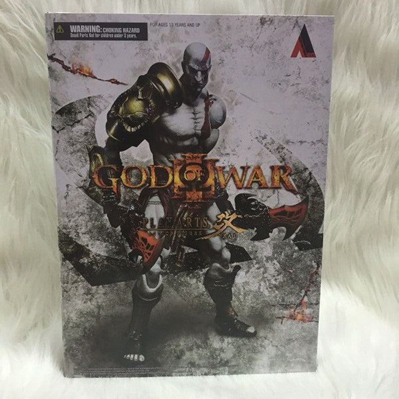 Play Arts Kai Boneco de Ação God of War Kratos Bonecos de Ação Modelo Colecionável Brinquedos Presentes Criativos Decoração de Quarto de Amigos Boneca