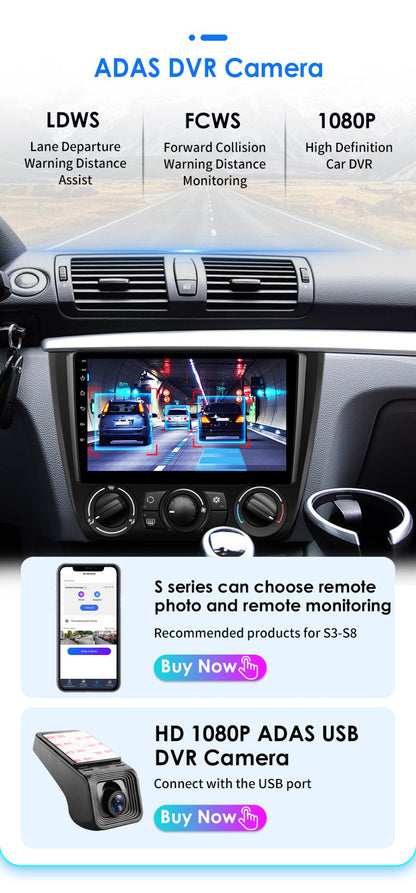 Carplay 4G Android 13 Car Radio for BMW 1 Series E81 E82 E87 E88 AT MT Auto Manual Multimedia Player Nav GPS 2Din Stereo DSP RDS
