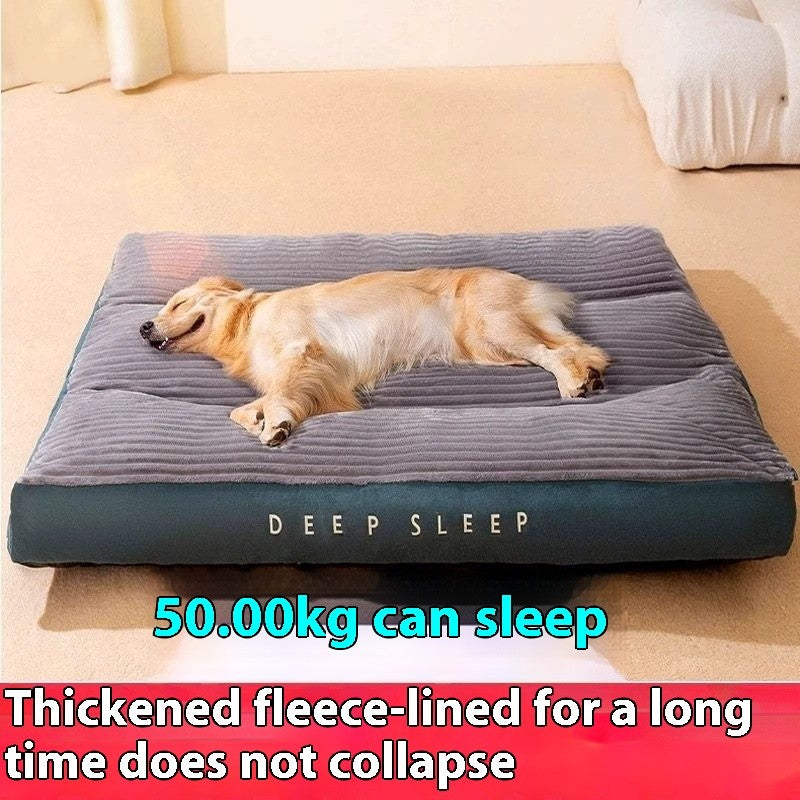 Cama para cães para todas as estações, para inverno, para cães pequenos, médios e grandes, cama para gatos quente, destacável e lavável, almofada para produtos para cães