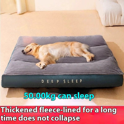 Cama para cães para todas as estações, para inverno, para cães pequenos, médios e grandes, cama para gatos quente, destacável e lavável, almofada para produtos para cães