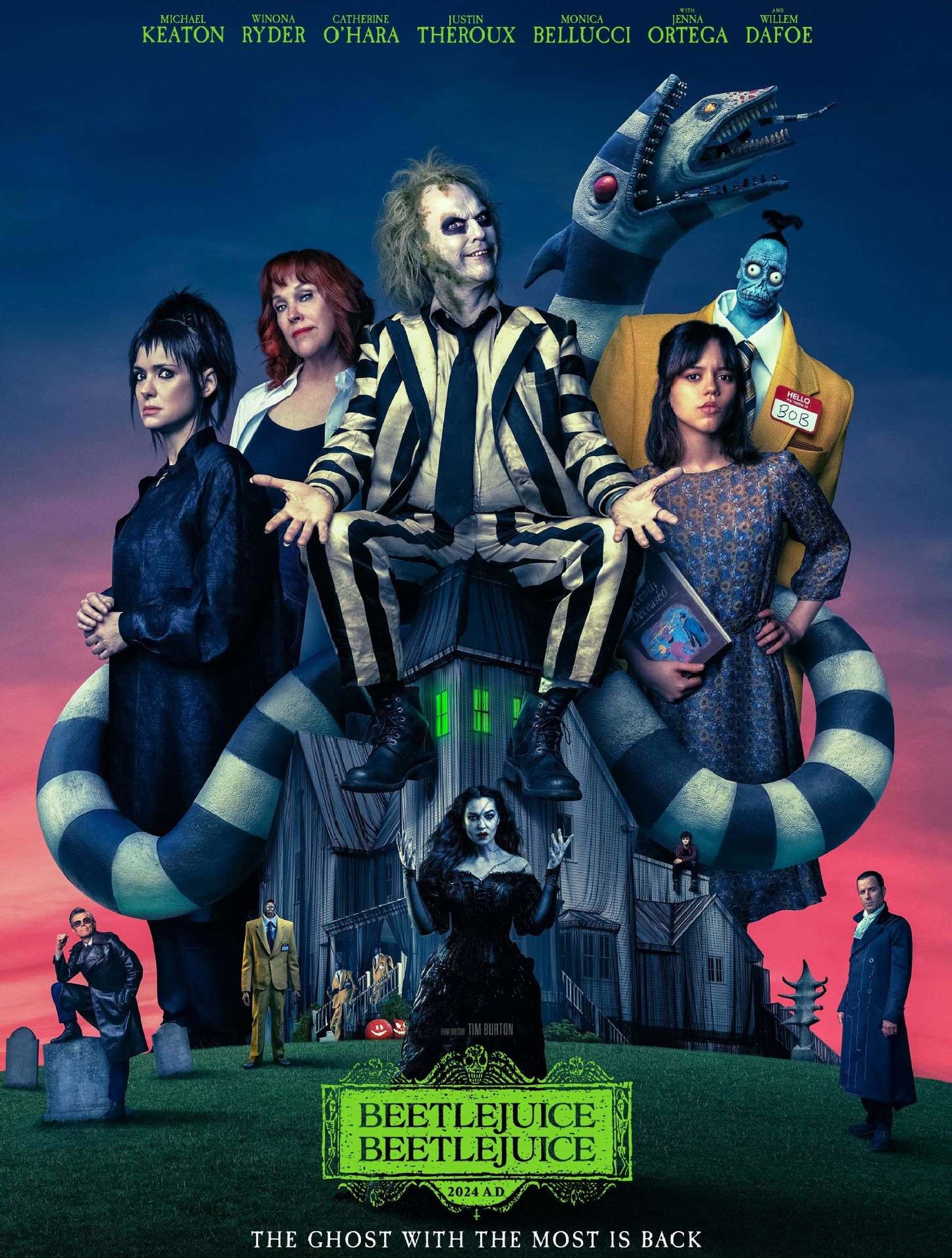 Underworld Master cosplay costume  Michael Keaton black and white striped suit cosplay Halloween costume
