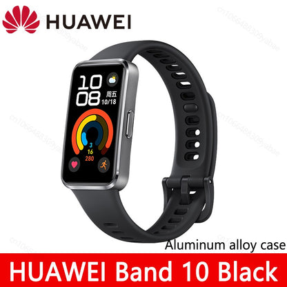 2025 NOVO Smartwatch HUAWEI Band 10 Original Compatível com IOS e Android, Monitoramento do Sono, Monitor de Saúde, 14 dias de bateria