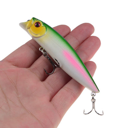 POETRYYI 1pc Isca de Pesca Artificial Popper 9cm/11g Popper de Superfície 17 Cores Isca Rígida Wobblers de Plástico Acessórios de Pesca