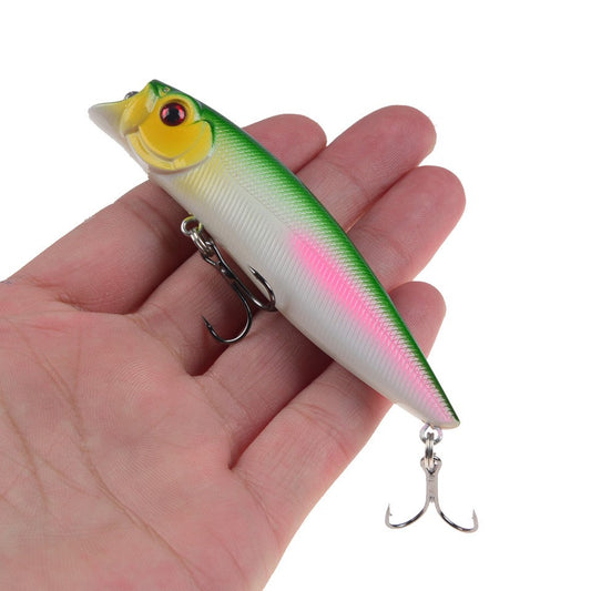 POETRYYI 1pc Isca de Pesca Artificial Popper 9cm/11g Popper de Superfície 17 Cores Isca Rígida Wobblers de Plástico Acessórios de Pesca