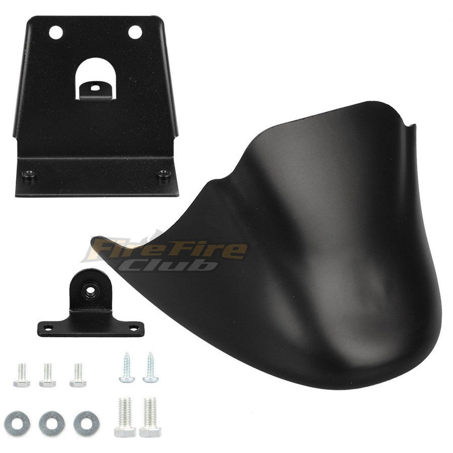 Spoiler Preto Inferior Dianteiro para Motocicleta, Protetor de Lama, Defletor de Ar, Carenagem Inferior para Harley XL Sportster 883 1200