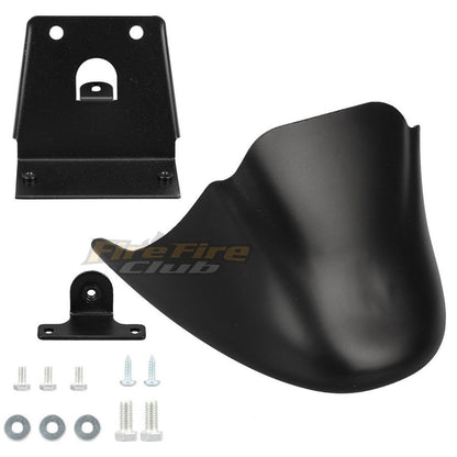 Spoiler Preto Inferior Dianteiro para Motocicleta, Protetor de Lama, Defletor de Ar, Carenagem Inferior para Harley XL Sportster 883 1200