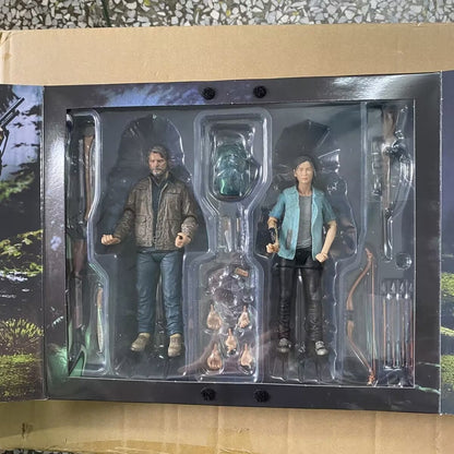 The Last Of Us Part 2 Joel Ellie Com Arco 18cm Neca Action Figure 2pçs/Conjunto Modelo Brinquedo Articulado Presente De Natal Brinquedo Premium