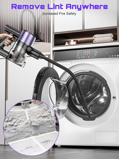 Cordless Vacuum Cleaner, 40Kpa/500W/45min 10 in 1 Powerful Stick Lightweight Vacuum Cleaner for Home Pet Hair/Hard Floor/Carpet