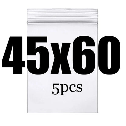 Clear Thick Zip Lock Ziplock Storage Bags Heavy-Duty Transparent Plastic Zip Package Small Jewelry Packing Reclosable Poly Pouch