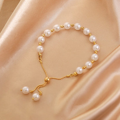 2024 New Korea New Fashion Letter D Star Simple Vintage Pendant Bracelet Woman Stainless Steel Bracelet Luxury Original Jewelry