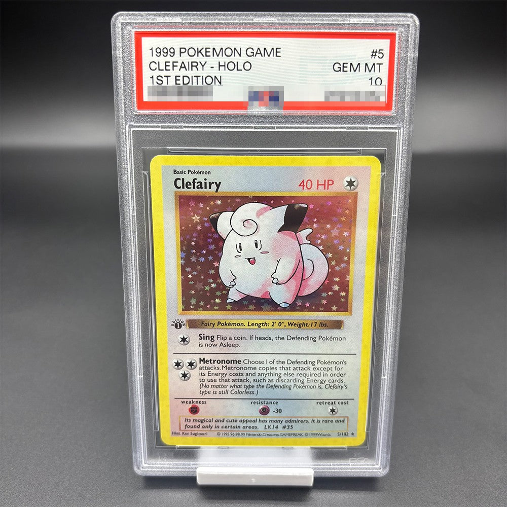 DIY 1999 PTCG JOGO Versão em Inglês 1ª EDIÇÃO CHARIZARD BLASTOISE Card de Coleção Card de Classificação 10Pontos Card de Anime Jogo de Cartas Presente Brinquedo