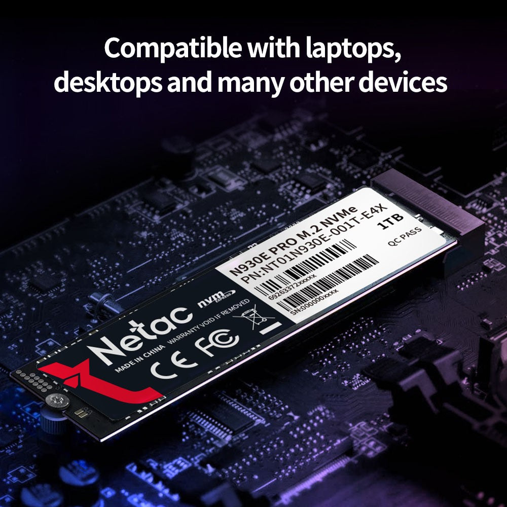 Netac SSD NVMe M2 1TB 128GB 256GB 512GB M.2 SSD NVMe PCIe Disco Rígido SSD Interno para Laptop Desktop