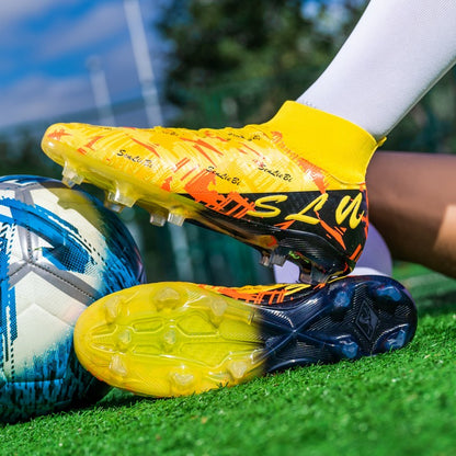 Men's Soccer Shoes Cleats Non-Slip FG Football Boots Men High-quality Match Training Sneakers Futsal Indoor Soccer Boots Boys