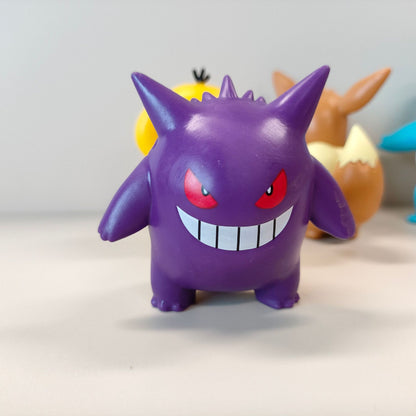 Pokémon Anime Bonecos de Ação Brinquedos Pikachu Modelo Charmander Psyduck Squirtle Jigglypuff Bulbasaur Bonecas Colecionáveis Kawaii Presente Infantil