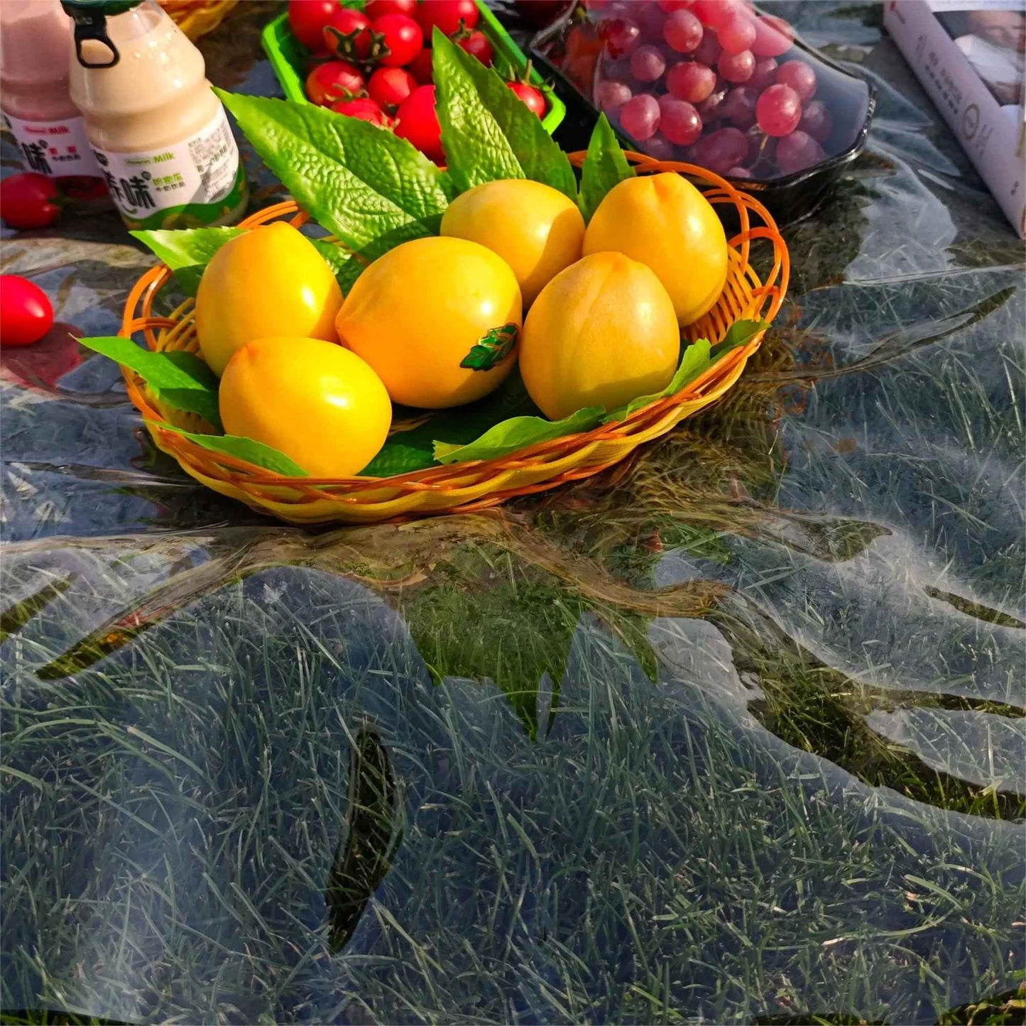 Rectangular Tablecloth, Transparent Table Cloth, Table Protector, Heat Resistant Waterproof Anti-Scratch Tablecloth