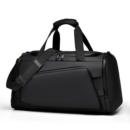 Large capacity multifunctional luggage bag with multiple compartments and shoe pockets,  casual sports and fitness bag