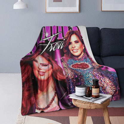 Gloria Trevi - Álbum De Película 2013 Manta de Sofá Fleece Respirável para Casa Quarto Mantas Colcha