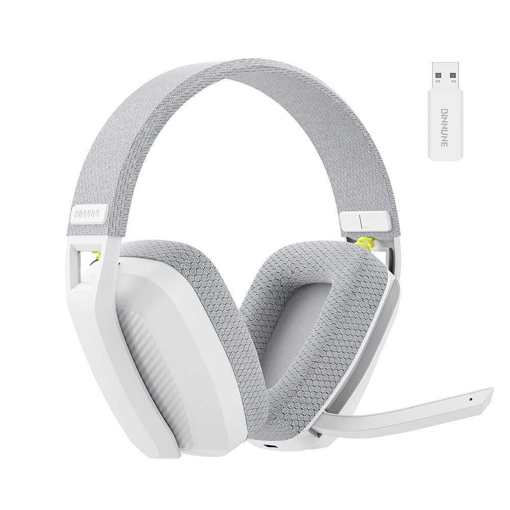 BINNUNE BW06 2.4GHz Wireless Gaming Headset with Mic for PS5 PS4 PC Mac Playstation Bluetooth Gaming Headset with Microphone