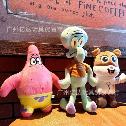 Spongebob Plush Patrick Star Eugene H. Krabs Gary the Snail Plush Toy Throw Pillow Halloween Decorations Birthday Gift Boy