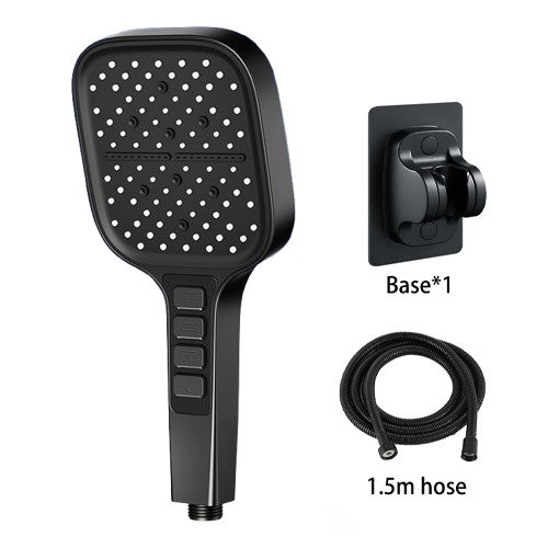 Chuveiro de Grande Porte com 7 Modos Ajustáveis, Chuveiro de Alta Pressão para Banheiro, Bico Misturador de Água com Economia de Água, Acessórios de Banheiro