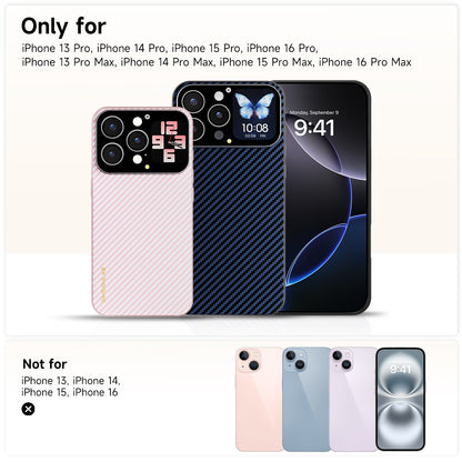 Capa de Celular 2025 com Tela de 1.83'' para Prévia de Selfie, Fundo Personalizado de Foto/Vídeo e Push de Mensagens para iPhone Apple — Presente