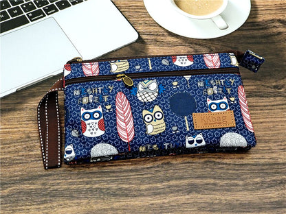 Polyester Waterproof Women's Coin Bag Ladies Organizer Wallet Female Phone Purse Money Pouch Clutch Handbag Carteira for Girls