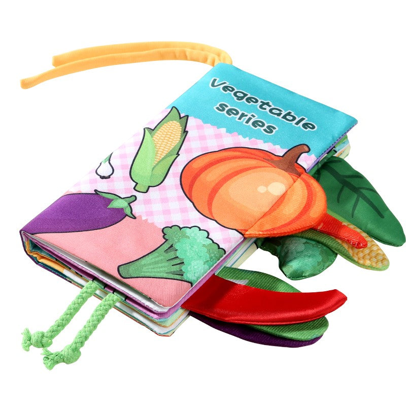 Baby Cloth Book Baby Toys 0-3 Year Old Infant Early Education Toys 6 Pages Cloth Book