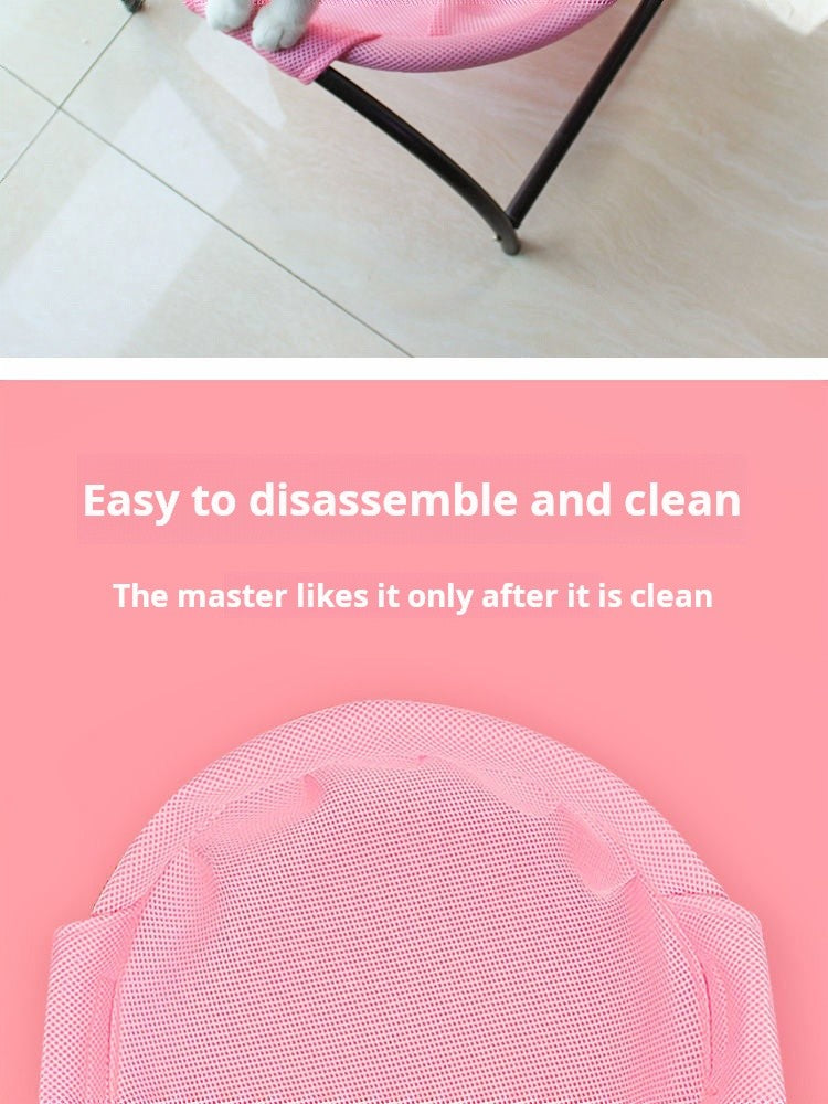 Cama de Gato Rede Cama de Gato Cama para Dormir para Gato Cadeira de Praia Respirável e Fresca Sofá Rede para Gato