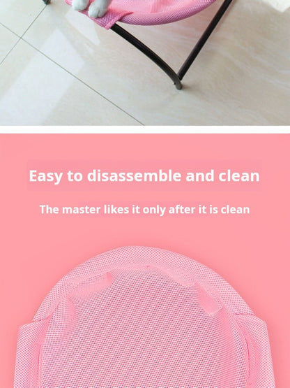 Cama de Gato Rede Cama de Gato Cama para Dormir para Gato Cadeira de Praia Respirável e Fresca Sofá Rede para Gato