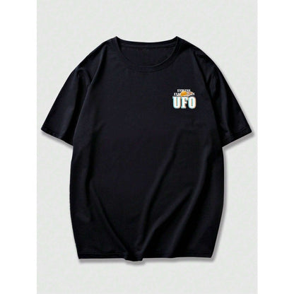 UFO 2024 New Men's T-shirt Luxury Brand Clothes Harajuku Y2k Graphic T Shirts Men Oversized T Shirt Free Shipping Printed