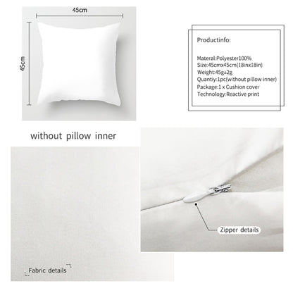 Sweet Mint Green Print Cushion Covers Fresh Art Pattern Geometric Pillowcase Fashion 45*45cm Decorative Throw Pillows Case