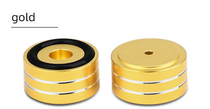 Super Premium 4PCS Hifi Speaker Spikes Pedestal Pés Pad Liga de Alumínio para Speaker DAC Pé Amortecedor