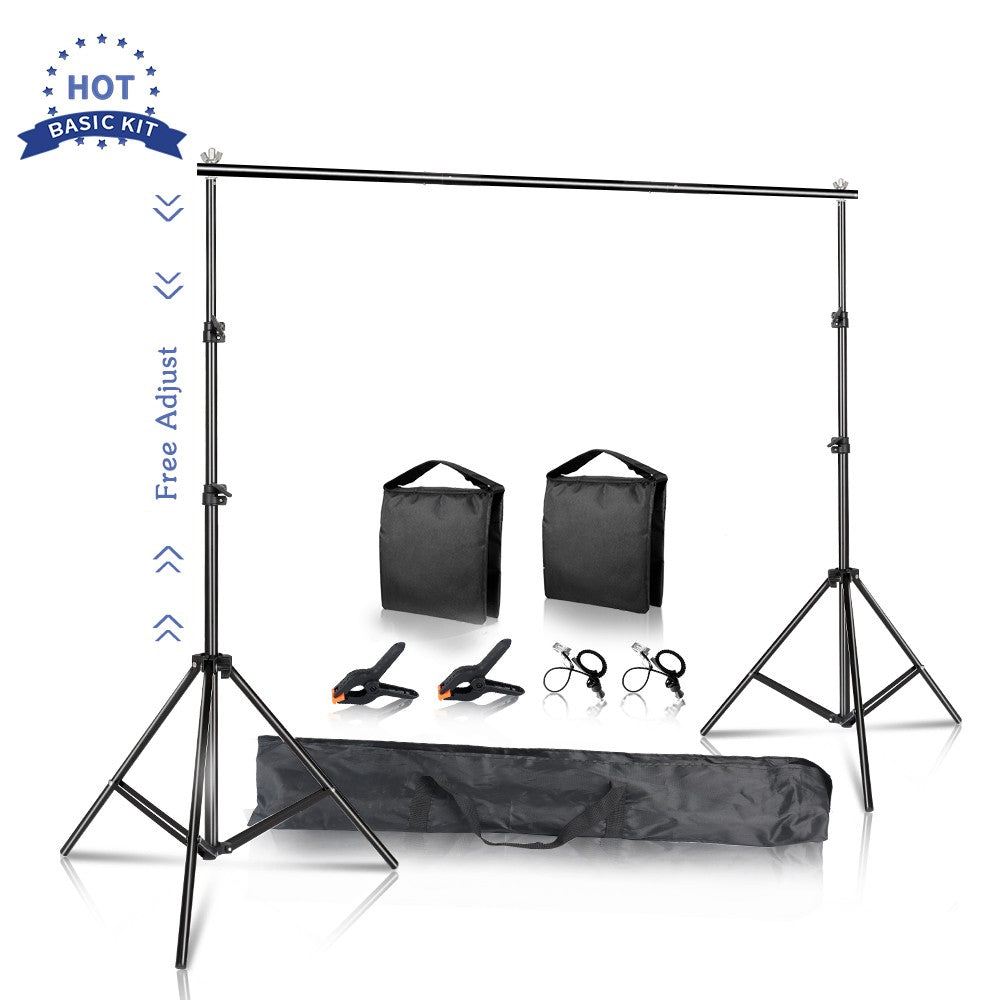 Photography Backdrop Stand Photo Studio Background Backdrops Chromakey Green Screen Support System Frame Carry Bag Light Kits