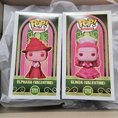 Funko Pop Wicked Boneca Elphaba Glinda Valentine #1711 1712 11,8 cm de altura Bonecas Colecionáveis Edição Limitada Modelo Brinquedo Presente