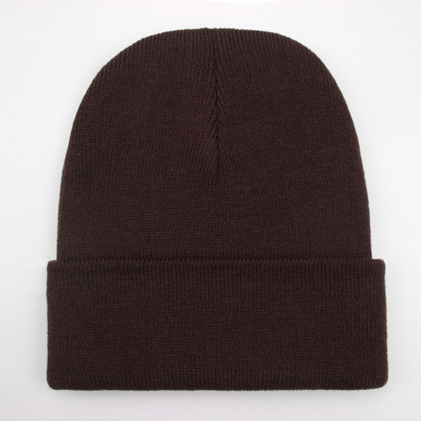 Touca Sólida Unissex Outono Inverno, Mistura de Lã, Macia e Quente, Boné de Tricô Masculino Feminino, Gorro, Toucas de Esqui, 24 Cores
