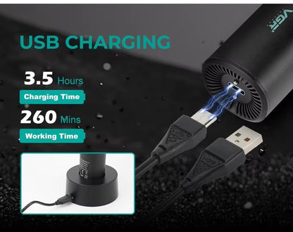 VGR Hair Trimmer Professional Hair Cutting Machine Electric Barber Clippers Adjustable 9000RPM Metal Trimmer for Men V-001 V-977