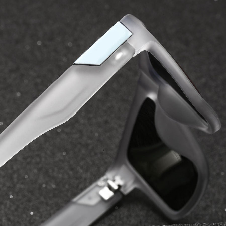 4 PCS Fashion Vintage Square Sunglasses Men Fishing Driving Man Luxury Brand Designer Sun Glasses Anti-Glare Retro Eyewear UV400