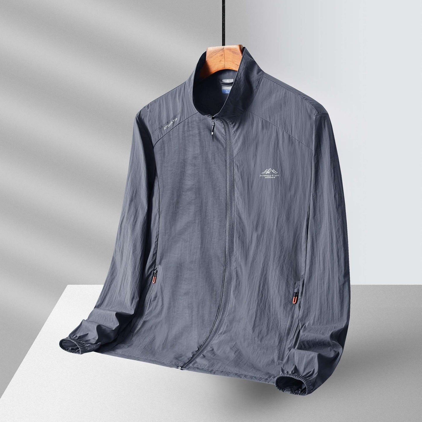 Summer Men's Sun Protection Casual Windproof Water resistant Ultrathin Jacket