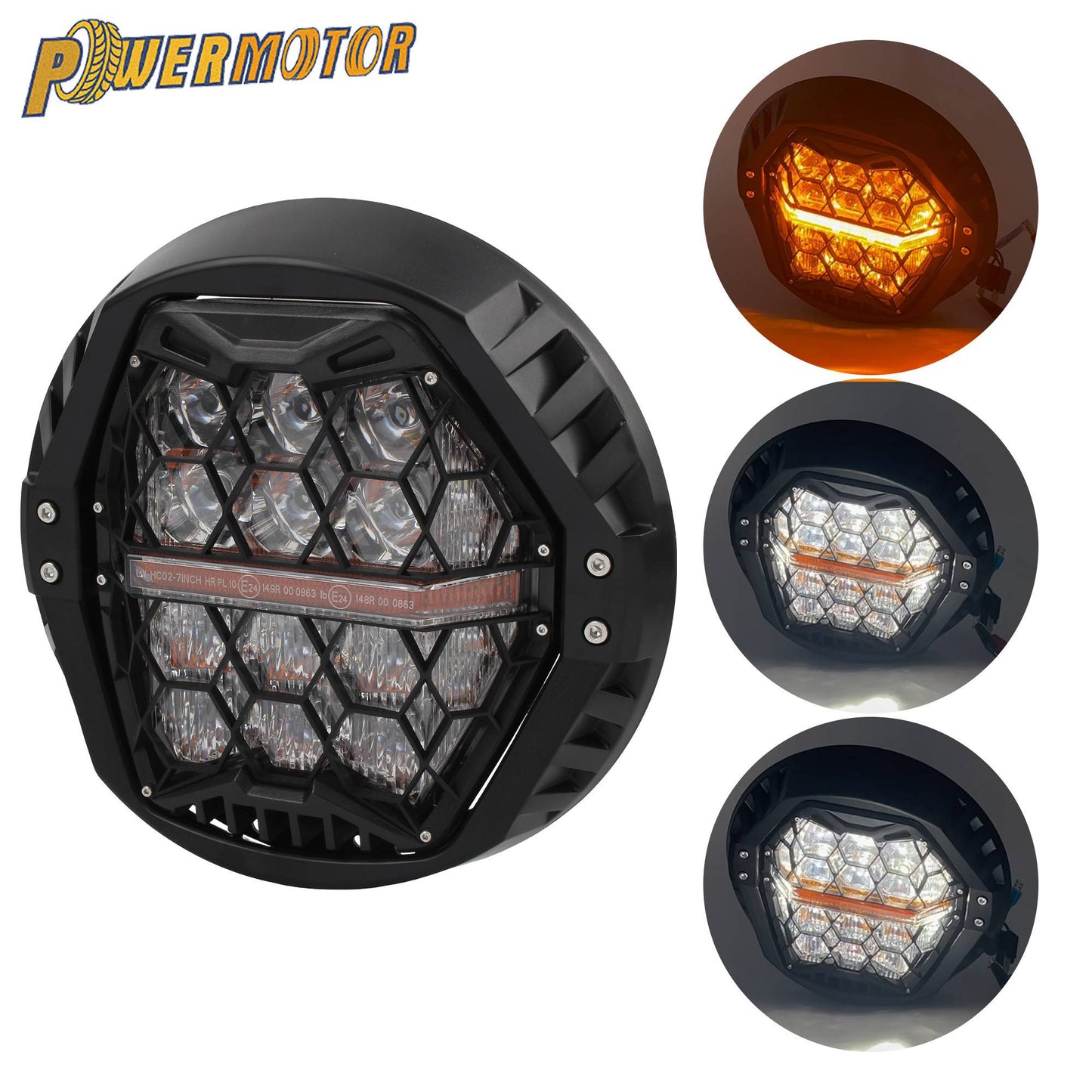 Para Harley Davidson Dyna Switchback Motocicleta Farol de Led 7 Polegadas Alto/Baixo Feixe de Luz de Rodagem Diurna de Substituição