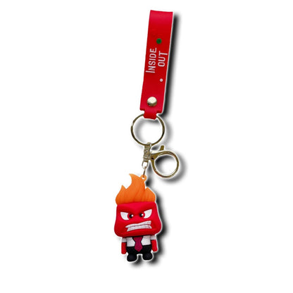 30 Peças/Conjunto Atacado Chaveiro Divertida Mente 2 Boneco de Personagem de Desenho Animado Fofo Chaveiro Pingente de Boneca de Personagem de Filme para Presente Infantil