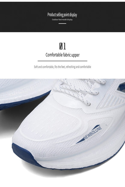 Sports Shoes for Men Mesh Breathable Comfortable Outdoor Sports Trendy Lace-up Sneakers 2025 New Casual Running Shoes for Man